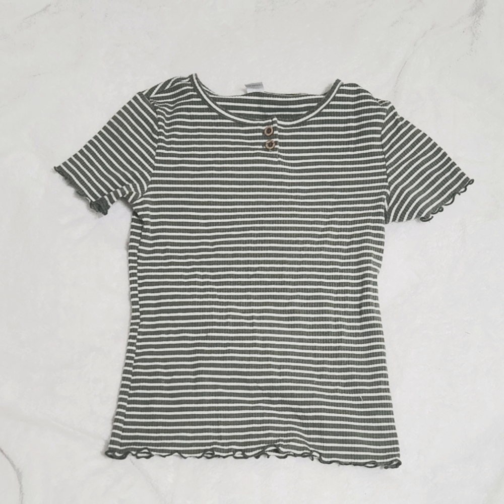 Green stripped Old Navy M (8) Girls